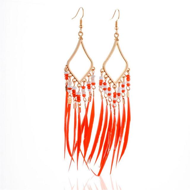 Tassels Feather Earrings